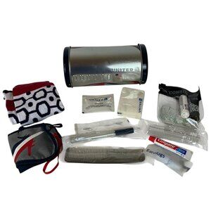 United Airlines Team USA Olympics 2016 Business Class Amenity Kit Metal Case